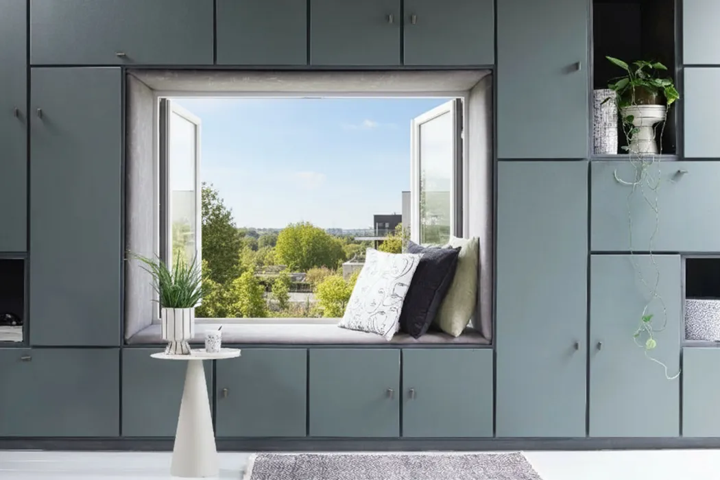 Speel met licht met jaloezieën - Voor